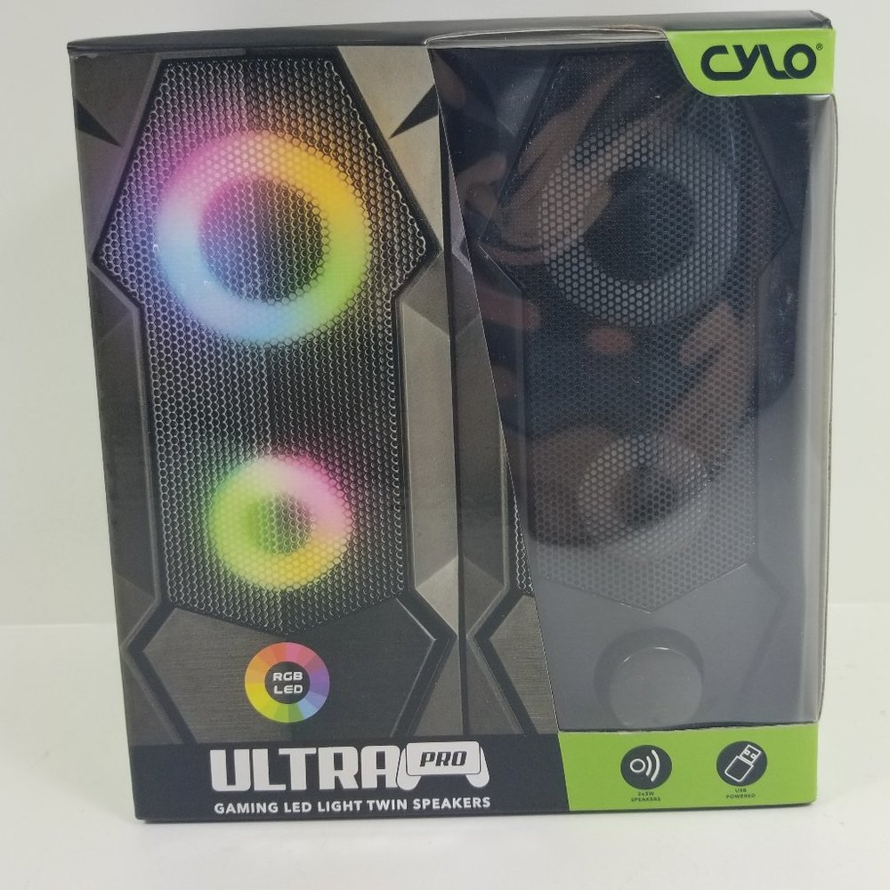 Ultra Pro Gamming Speakers LED light twin speakers